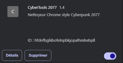 Gérer les extensions